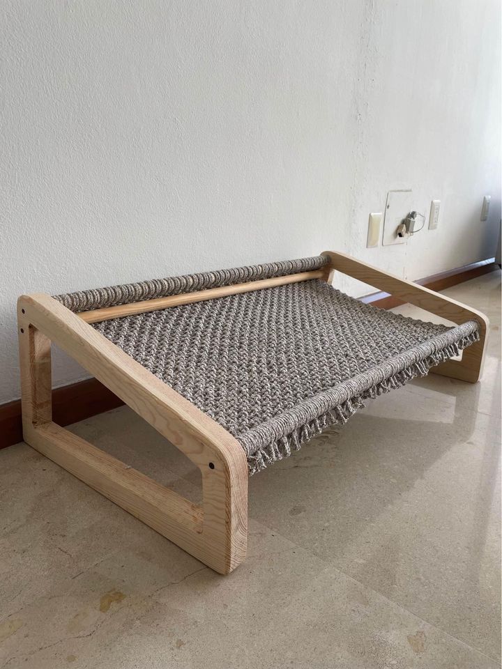 Luxurious Cat Hammock Large | Handmade Ergonomic Pet Bed