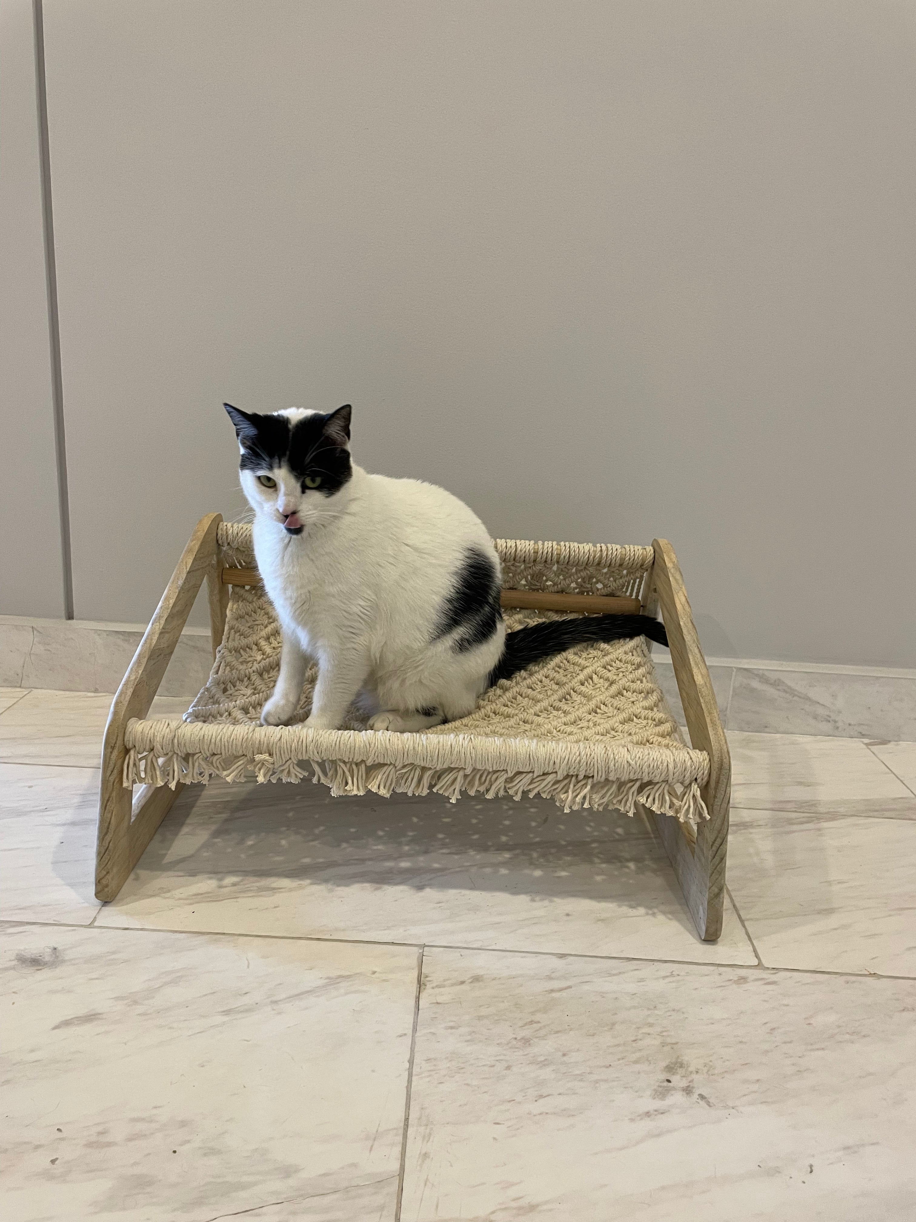 Luxurious Cat Hammock | Handmade Ergonomic Pet Bed