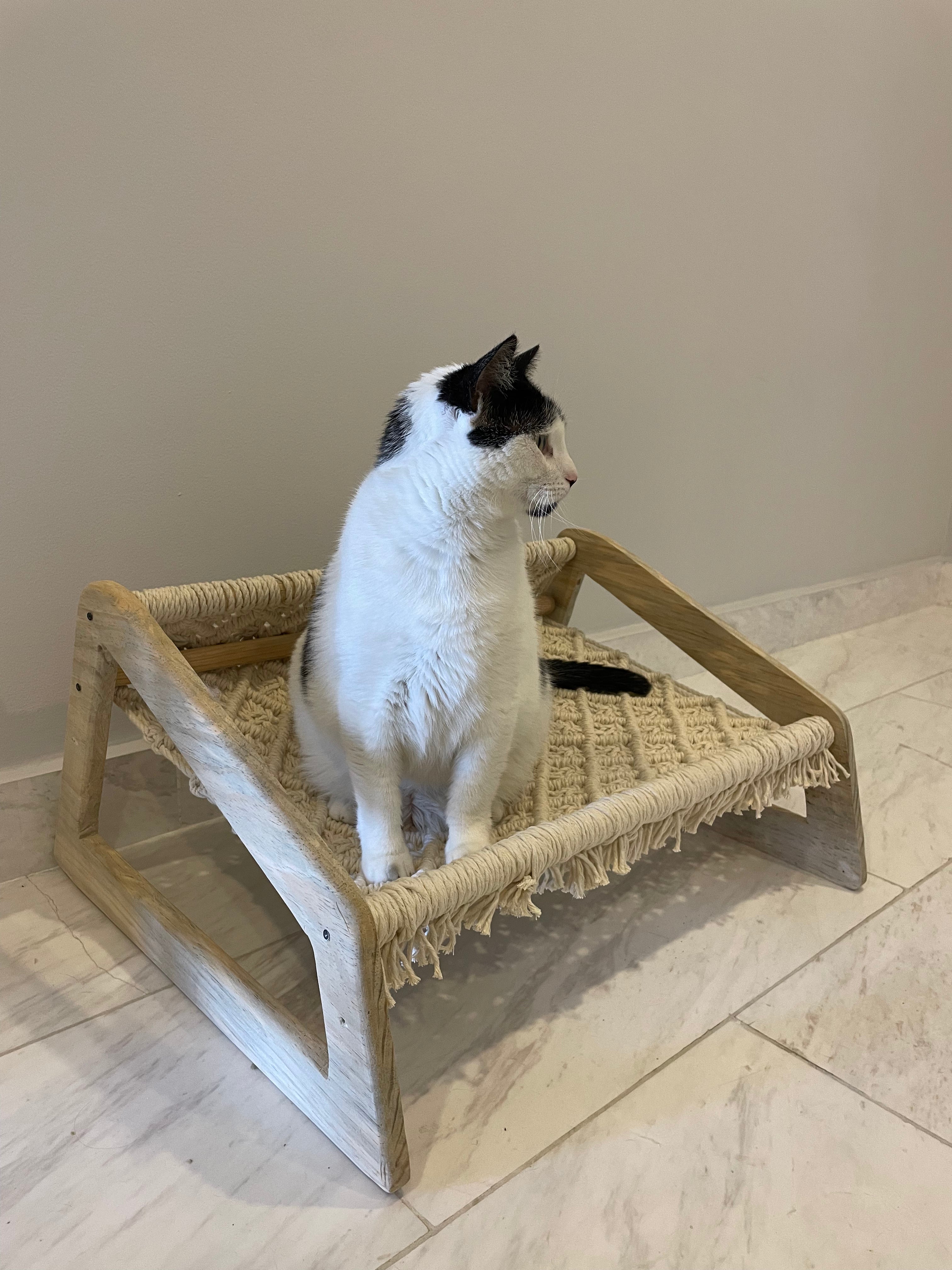 Luxurious Cat Hammock | Handmade Ergonomic Pet Bed