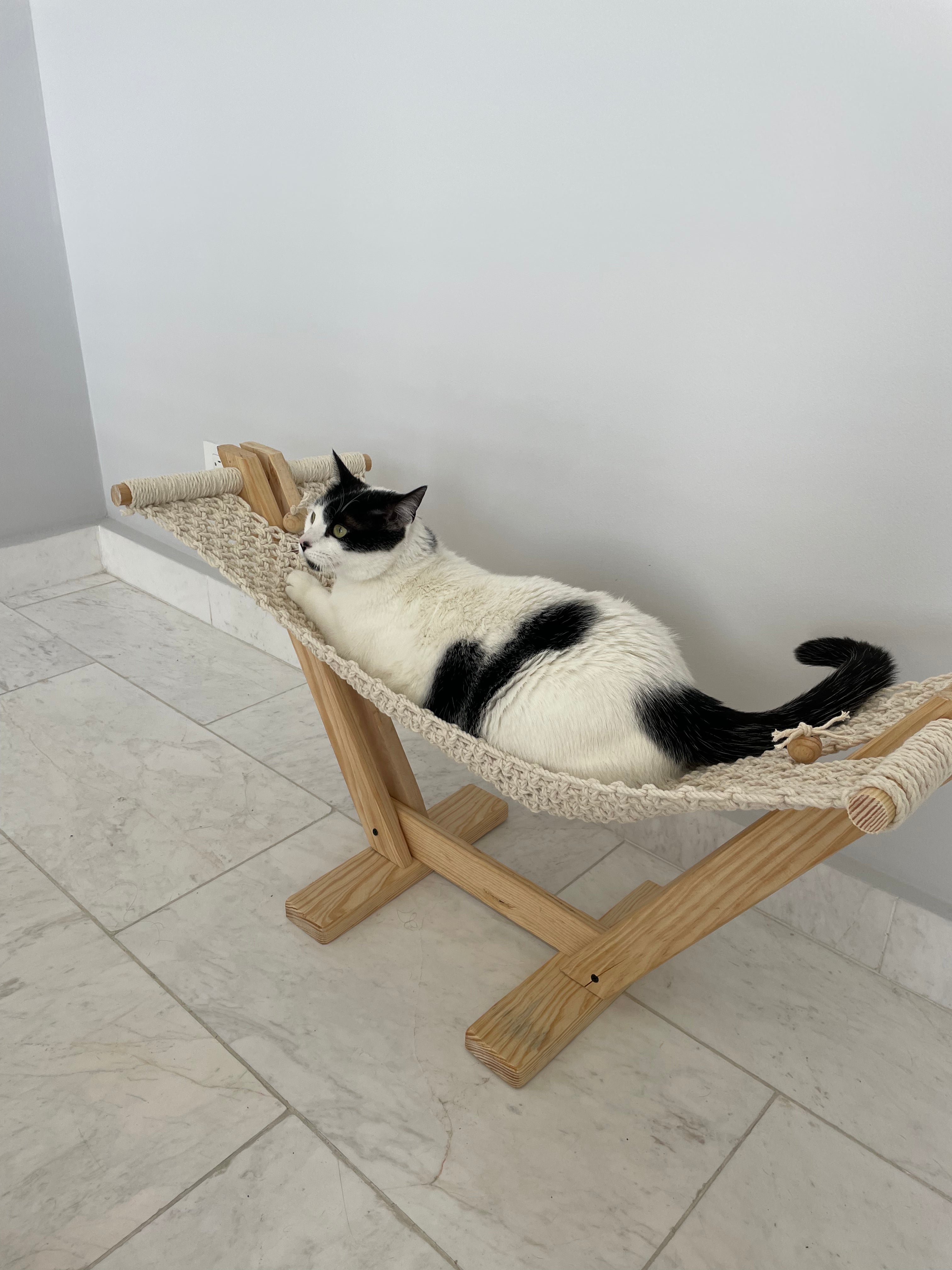 Luxurious Cat Hammock | Handmade Ergonomic Pet Bed